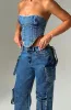 Yasie Corset - Dark Wash sold by Babyboo Fashion