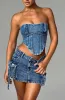 Yasie Corset - Dark Wash sold by Babyboo Fashion