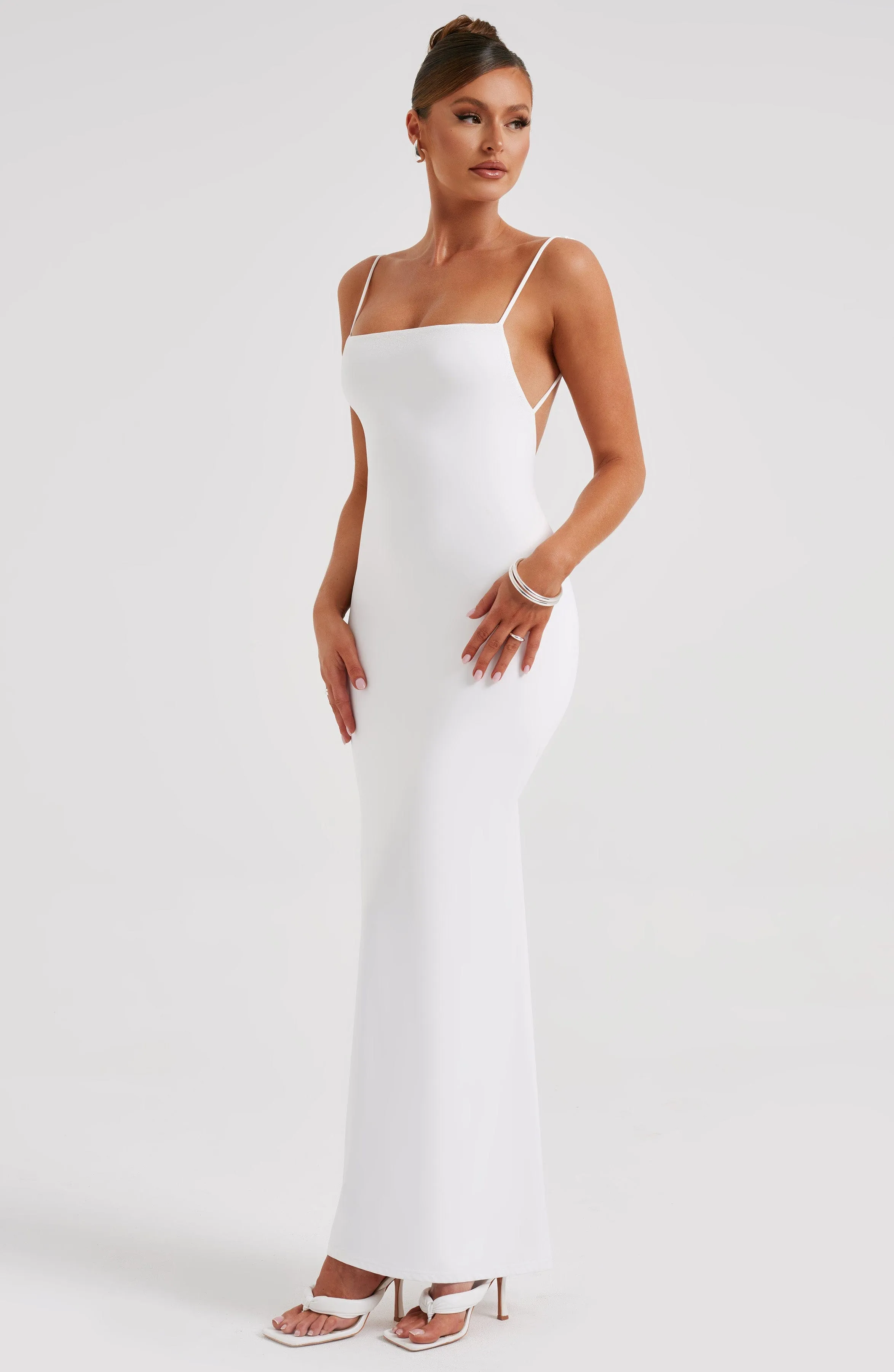 Sanya Maxi Dress - White sold by Babyboo Fashion product image thumbnail 4