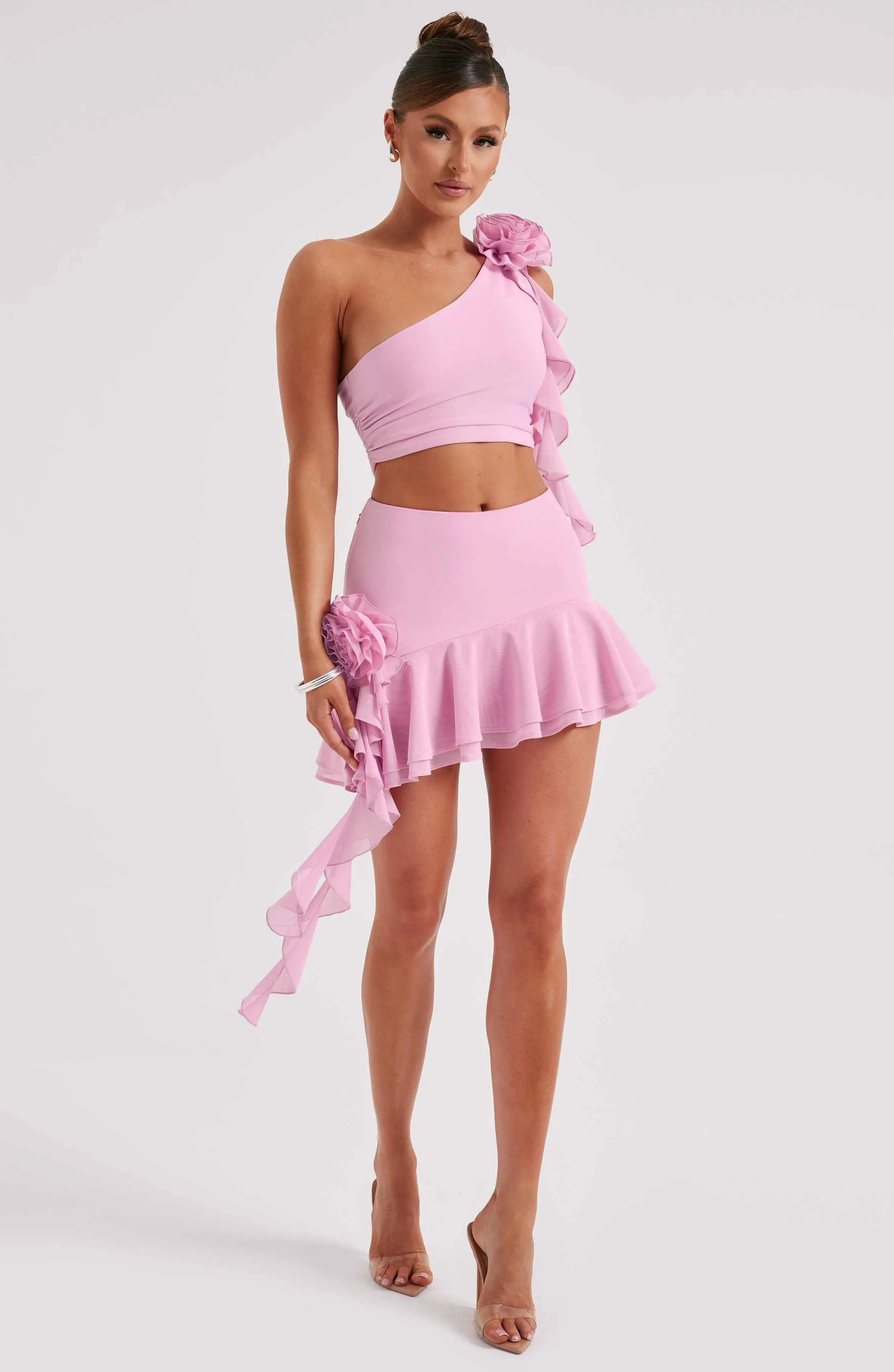 Daina Mini Skirt - Pink sold by Babyboo Fashion product image thumbnail 2