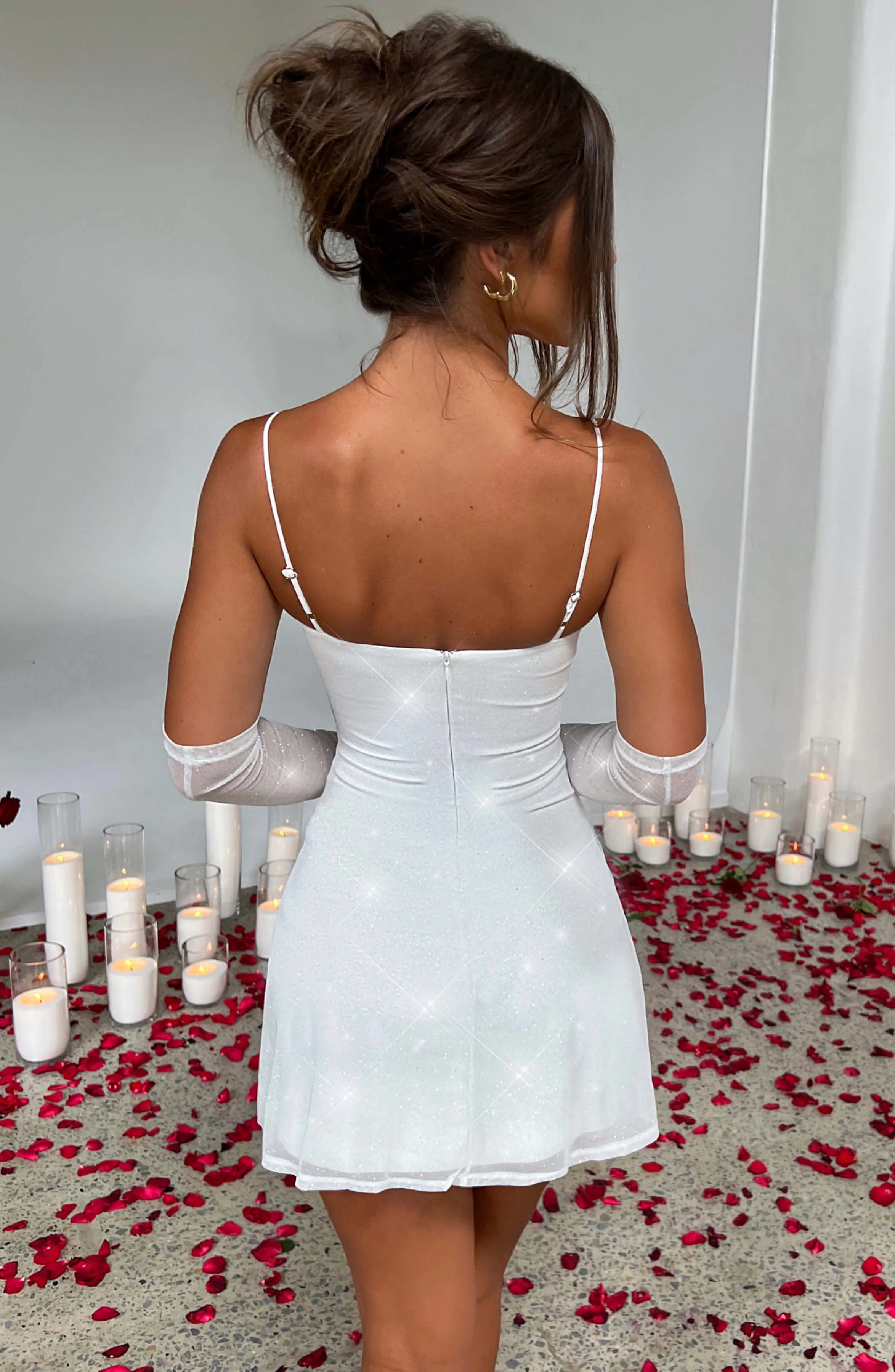 Pixie Mini Dress - Ivory Sparkle sold by Babyboo Fashion product image thumbnail 5