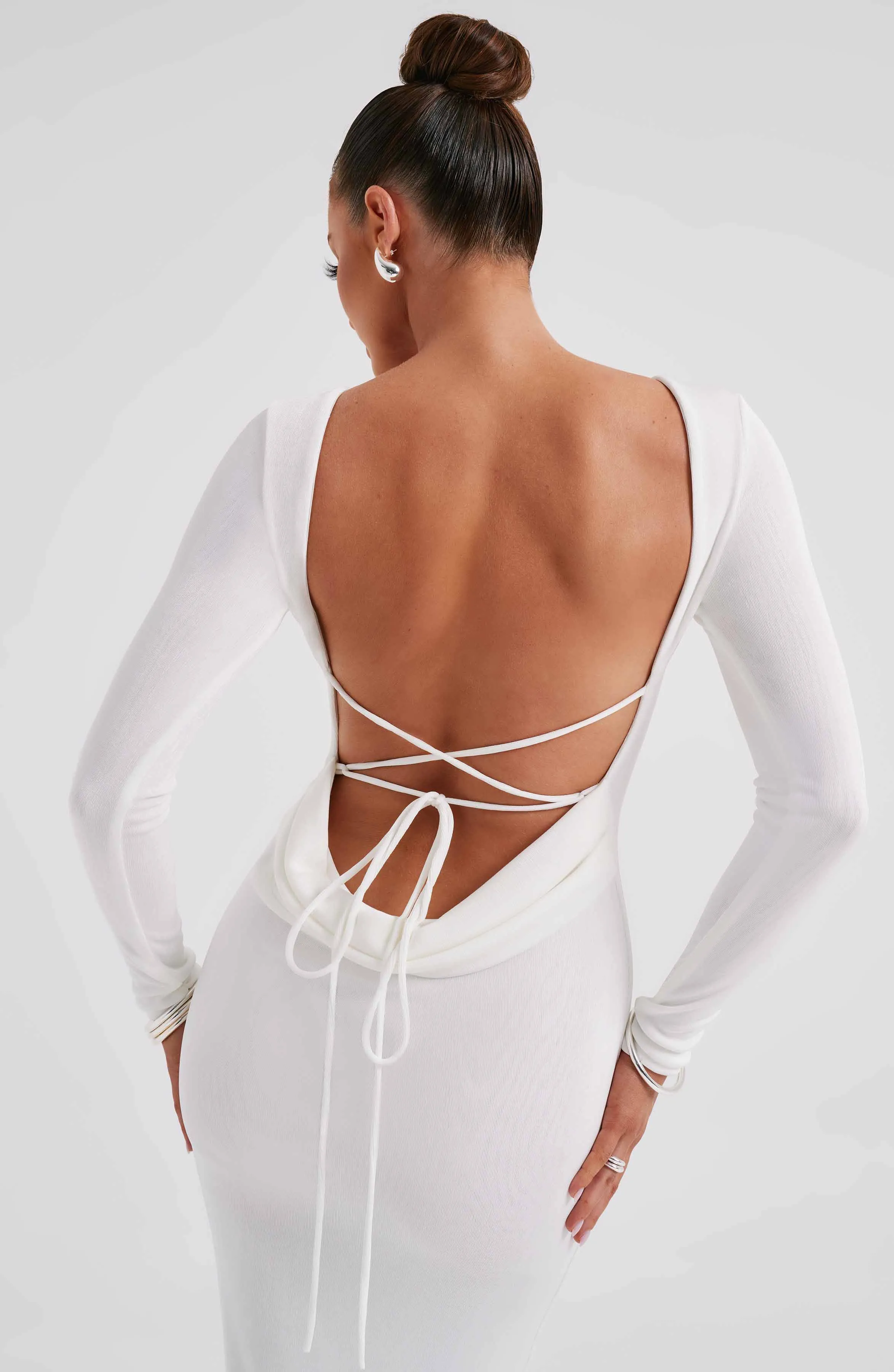 Anastassia Maxi Dress - Ivory sold by Babyboo Fashion product image thumbnail 3