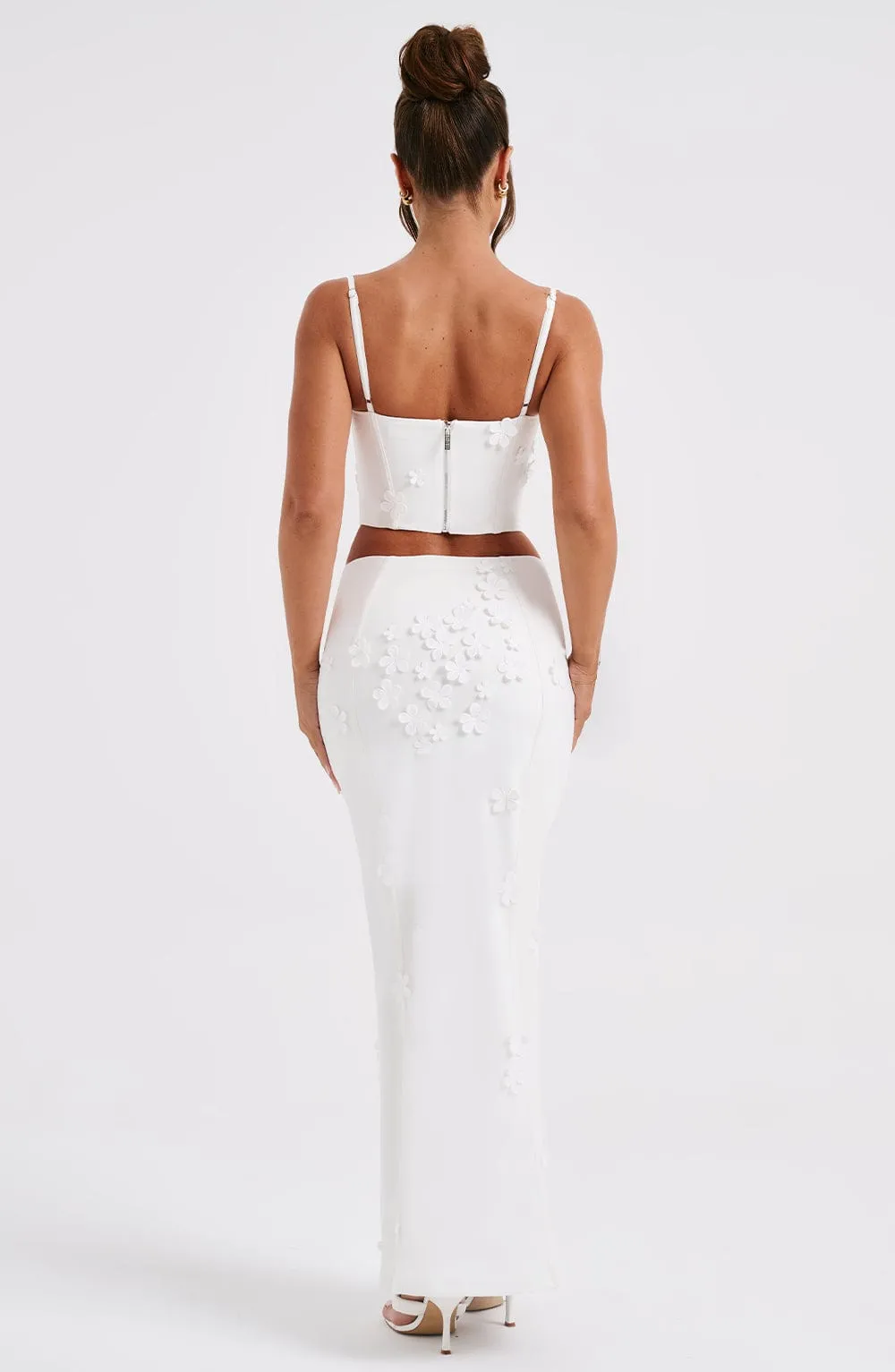 Dalary Maxi Skirt - White sold by Babyboo Fashion product image thumbnail 2