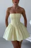 Evie Mini Dress - Lemon sold by Babyboo Fashion
