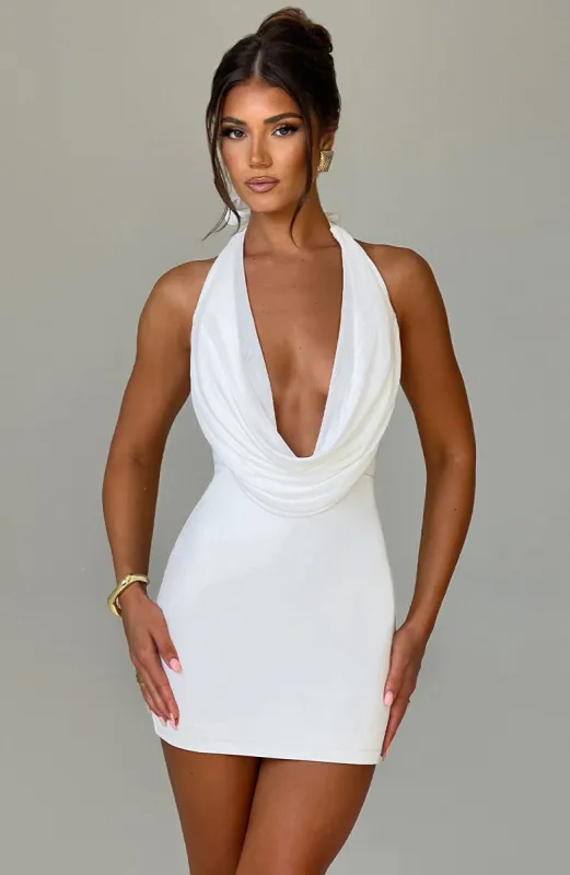 Fallon Mini Dress - Ivory sold by Babyboo Fashion