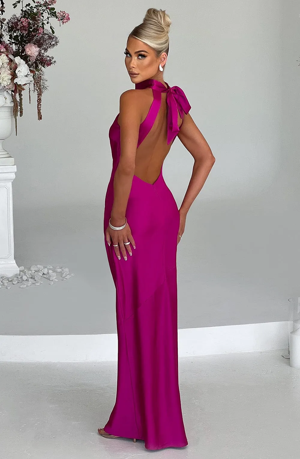 Etta Maxi Dress - Hot Pink sold by Babyboo Fashion product image thumbnail 4