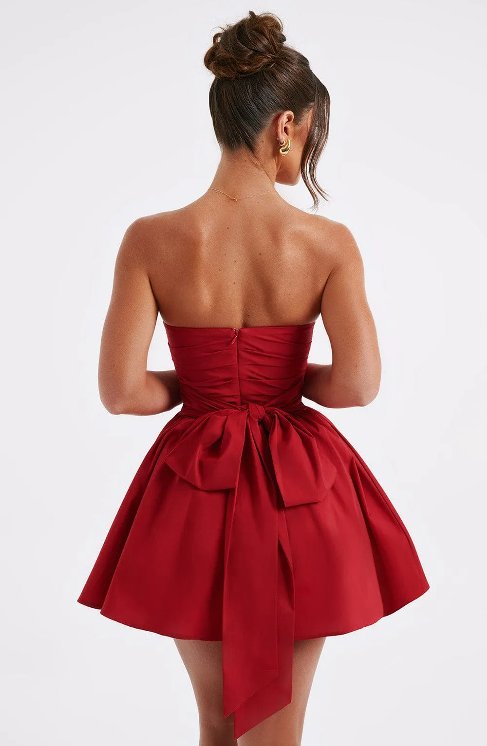 Katrina Mini Dress - Red sold by Babyboo Fashion product image thumbnail 2