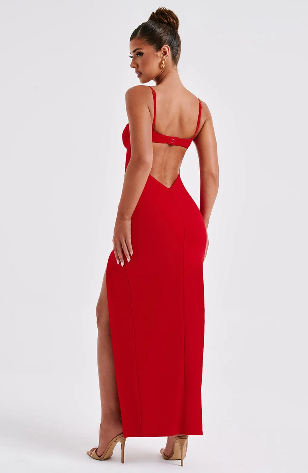 Asteria Maxi Dress - Red sold by Babyboo Fashion product image thumbnail 4