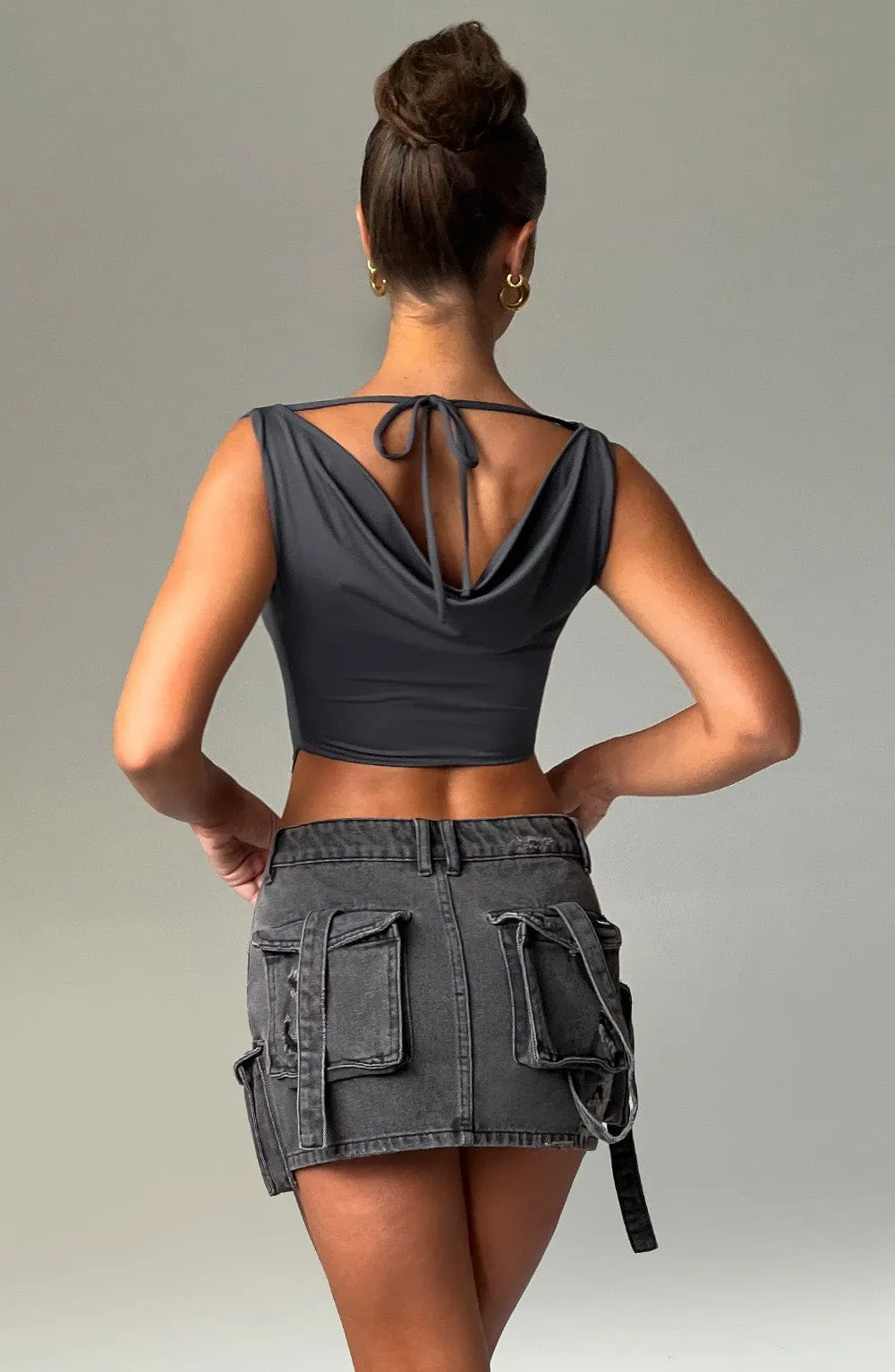 Franziska Top - Charcoal sold by Babyboo Fashion product image thumbnail 2