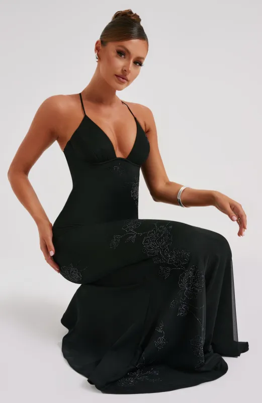 Teresa Maxi Dress - Black sold by Babyboo Fashion