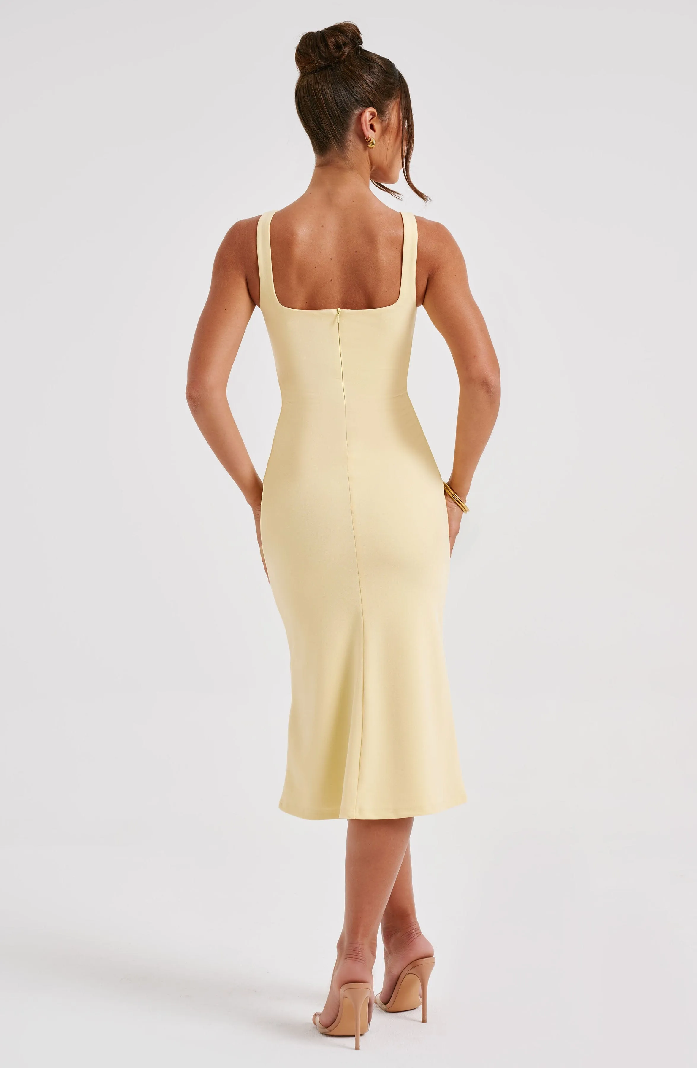 Elaine Midi Dress - Lemon sold by Babyboo Fashion product image thumbnail 4