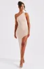 Saffira Midi Dress - Nude sold by Babyboo Fashion