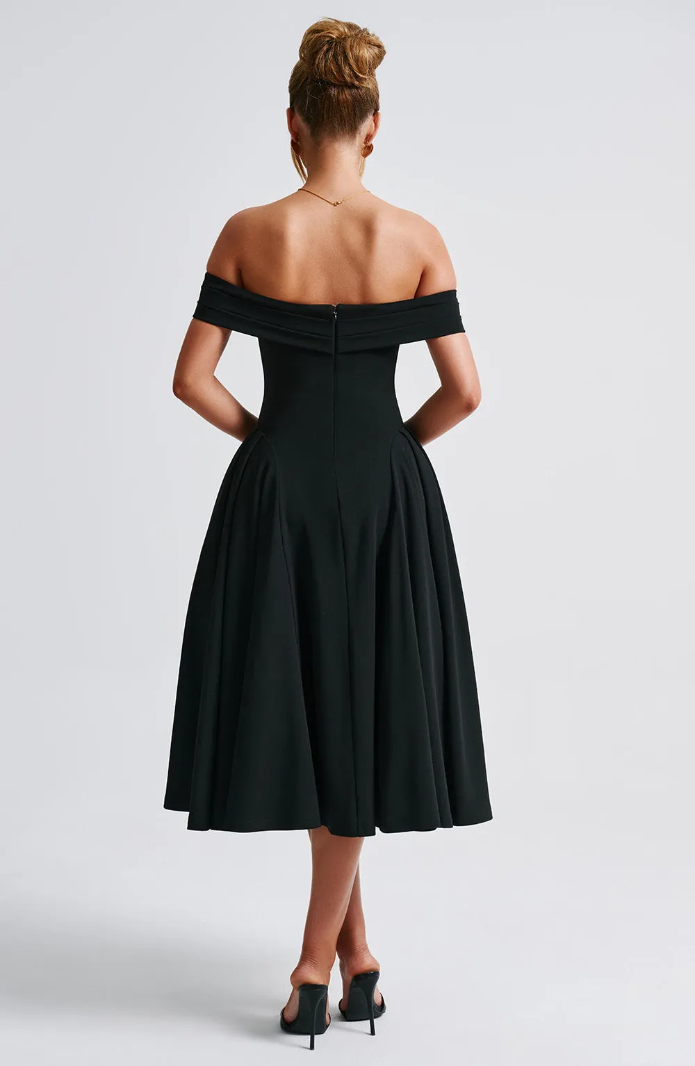 Miranda Midi Dress - Black sold by Babyboo Fashion product image thumbnail 4