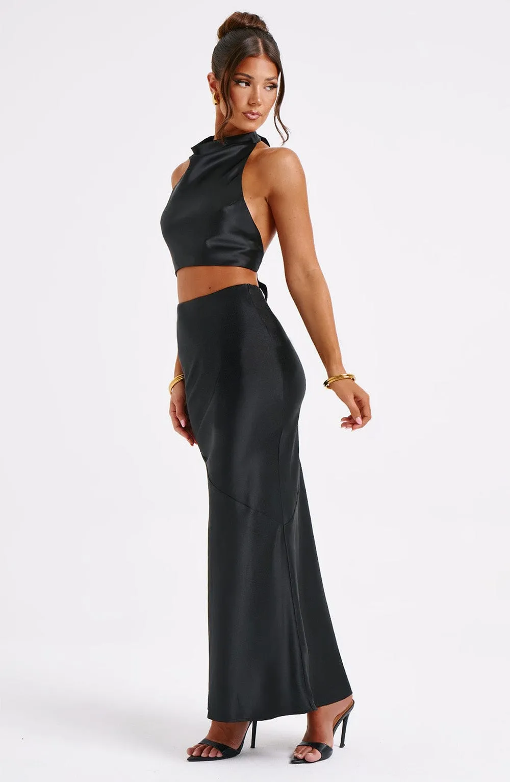 Zaylee Maxi Skirt - Black sold by Babyboo Fashion product image thumbnail 3