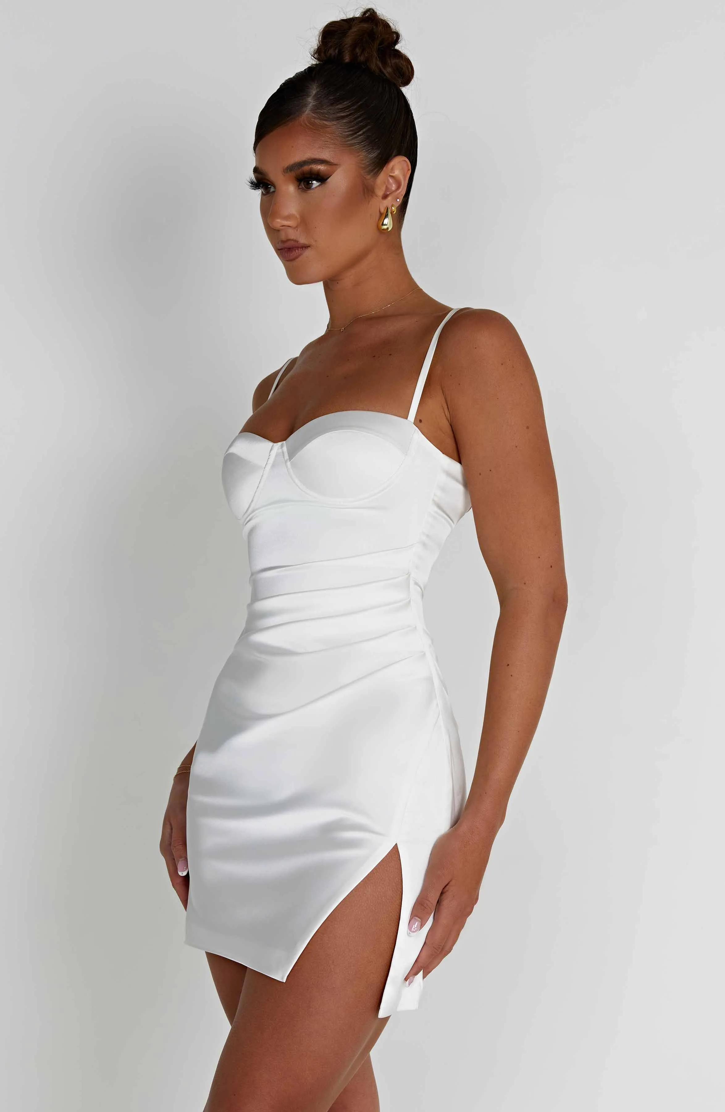 Mabel Mini Dress - Ivory sold by Babyboo Fashion product image thumbnail 3