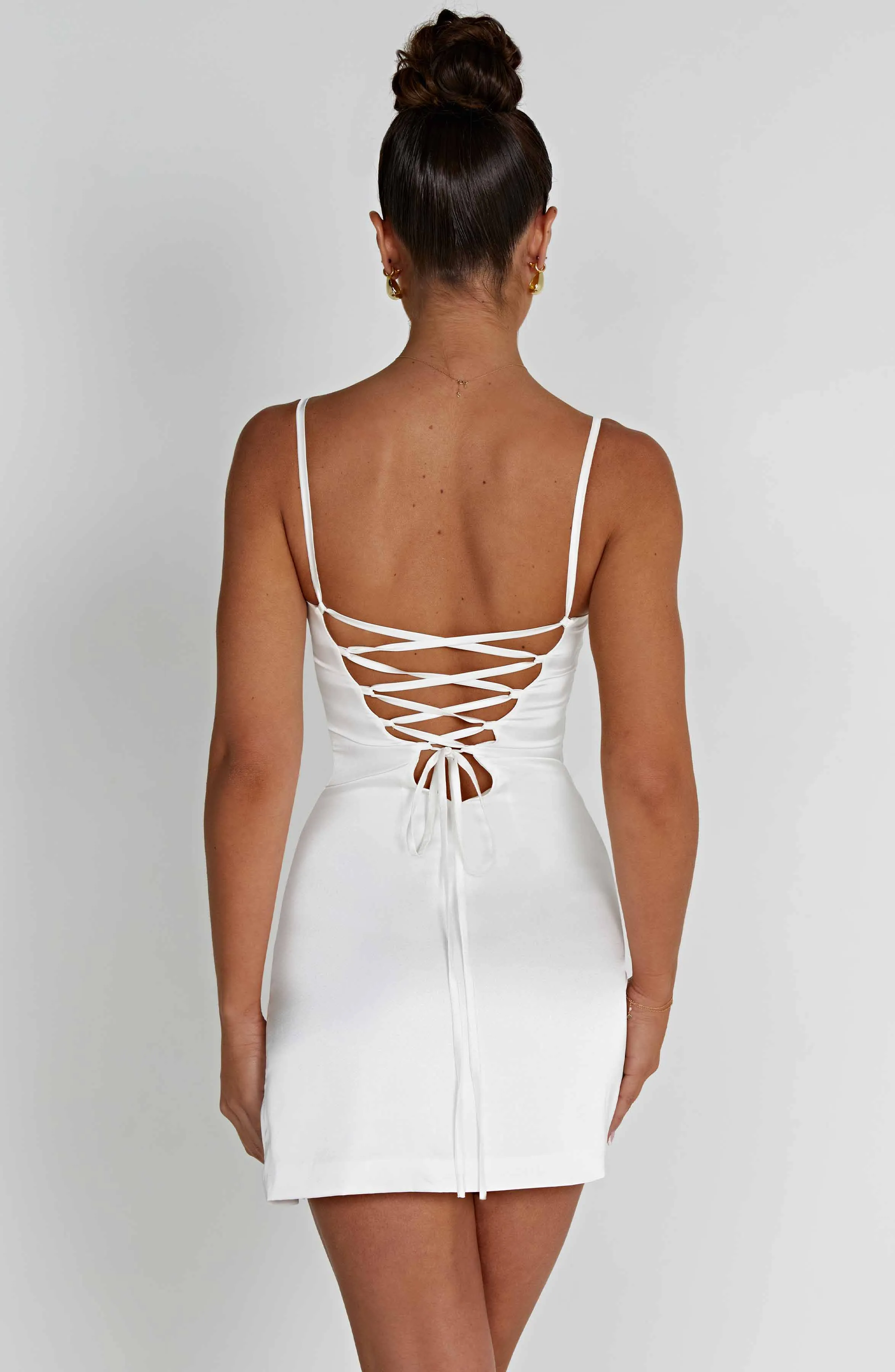 Mabel Mini Dress - Ivory sold by Babyboo Fashion product image thumbnail 2