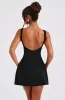 Alana Mini Dress - Black sold by Babyboo Fashion