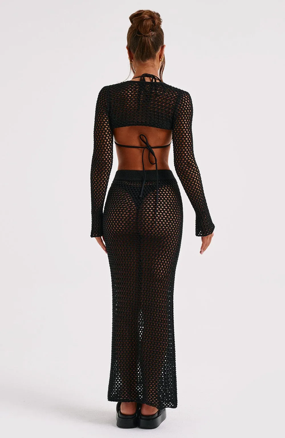 Riella Maxi Skirt - Black sold by Babyboo Fashion product image thumbnail 2
