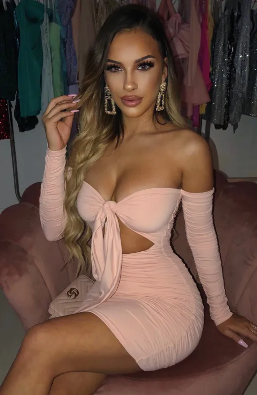 Maddison Mini Dress - Blush sold by Babyboo Fashion