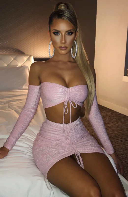 Stassie Top - Pink Sparkle made by Babyboo Fashion