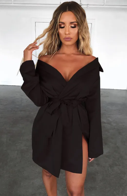 Kassiana Mini Dress - Black sold by Babyboo Fashion