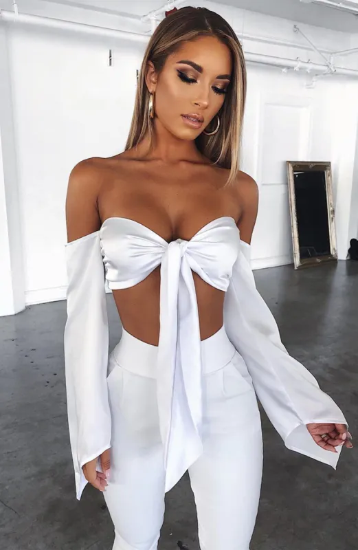 Sariyah Top - White sold by Babyboo Fashion