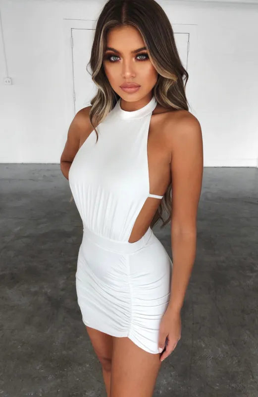 Allissa Dress - White sold by Babyboo Fashion