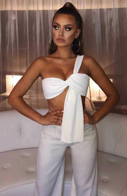 Elle Top - White sold by Babyboo Fashion