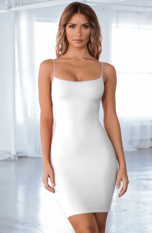 Aria Mini Dress - White sold by Babyboo Fashion