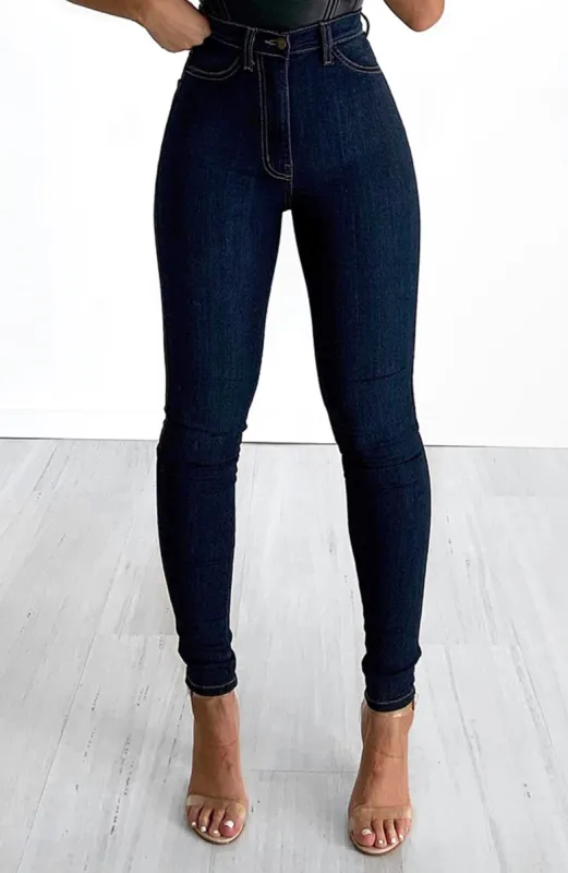 Cecelia Jeans - Dark Blue made by Babyboo Fashion