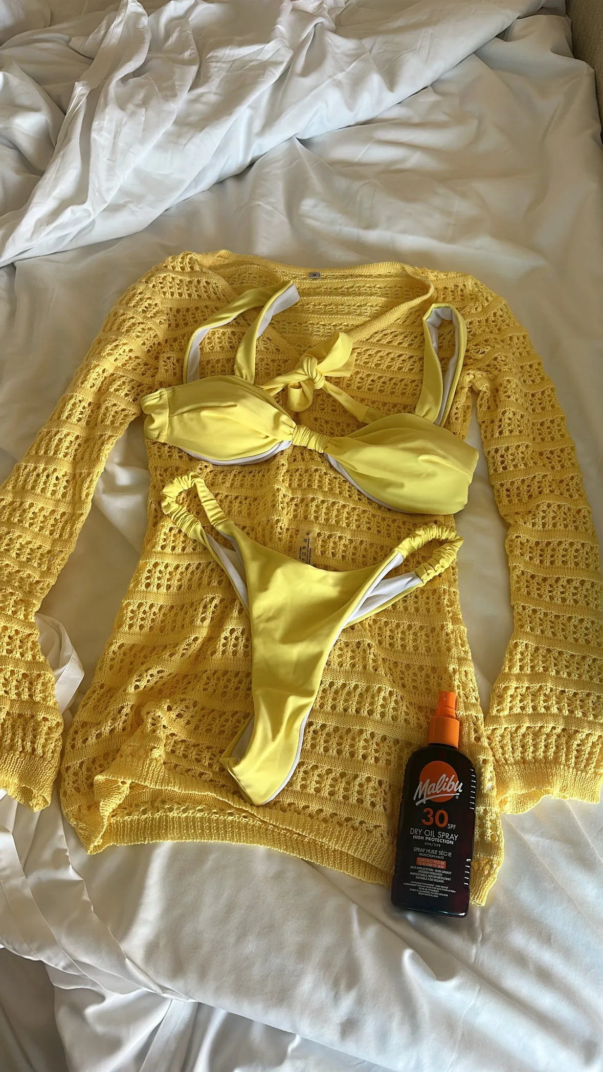 BUTTER YELLOW BIKINI SET sold by Katie Jade Boutique product image thumbnail 2