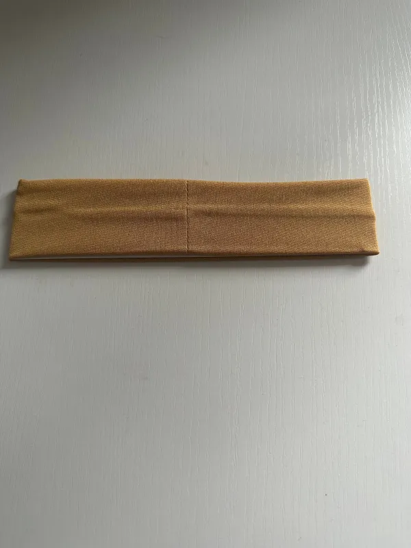 TAN FABRIC HEADBAND made by Katie Jade Boutique