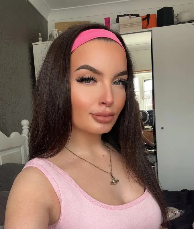 PINK FABRIC HEADBAND sold by Katie Jade Boutique