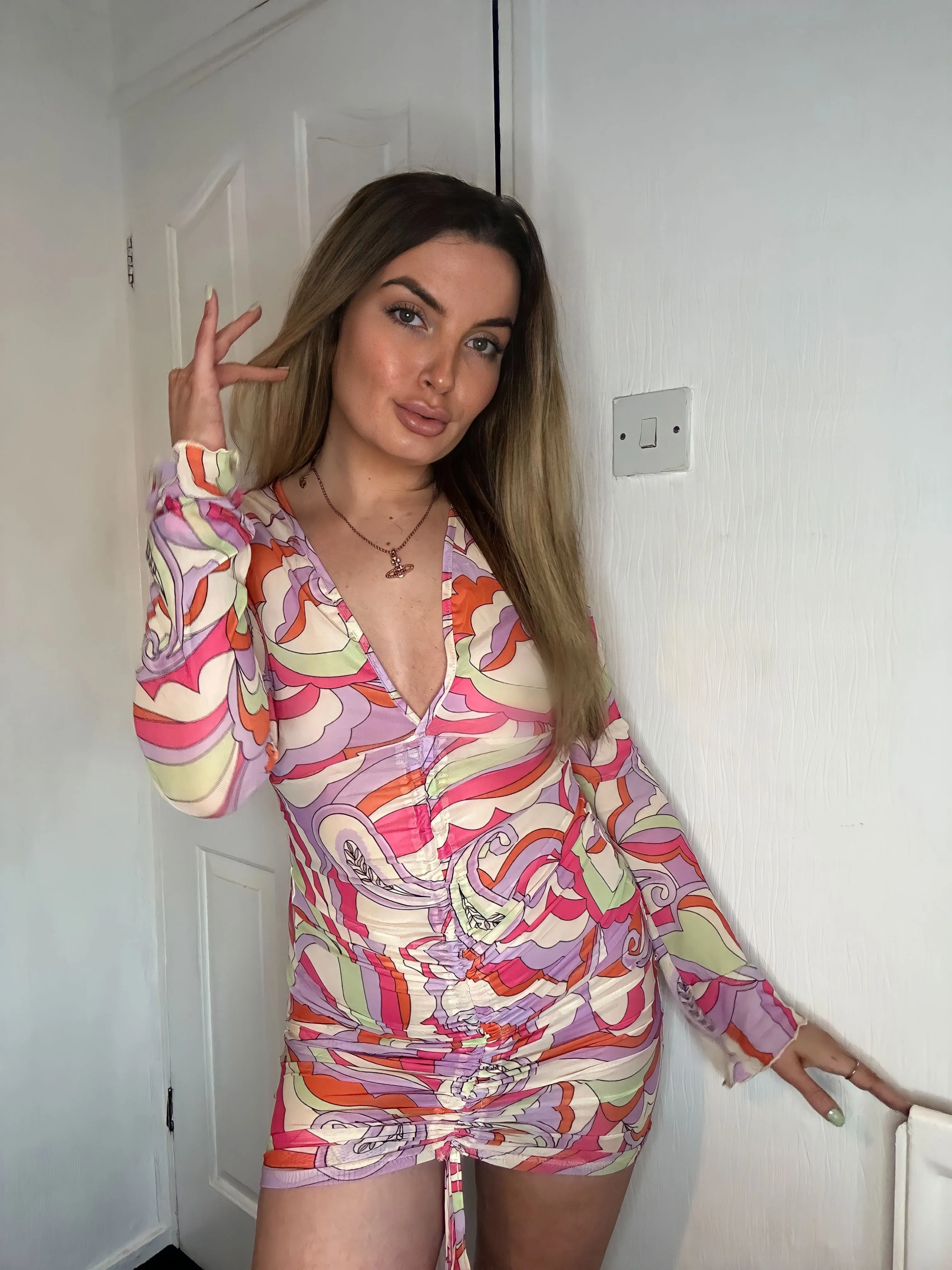 IBIZA SWIRL MESH BEACH COVERUP sold by Katie Jade Boutique