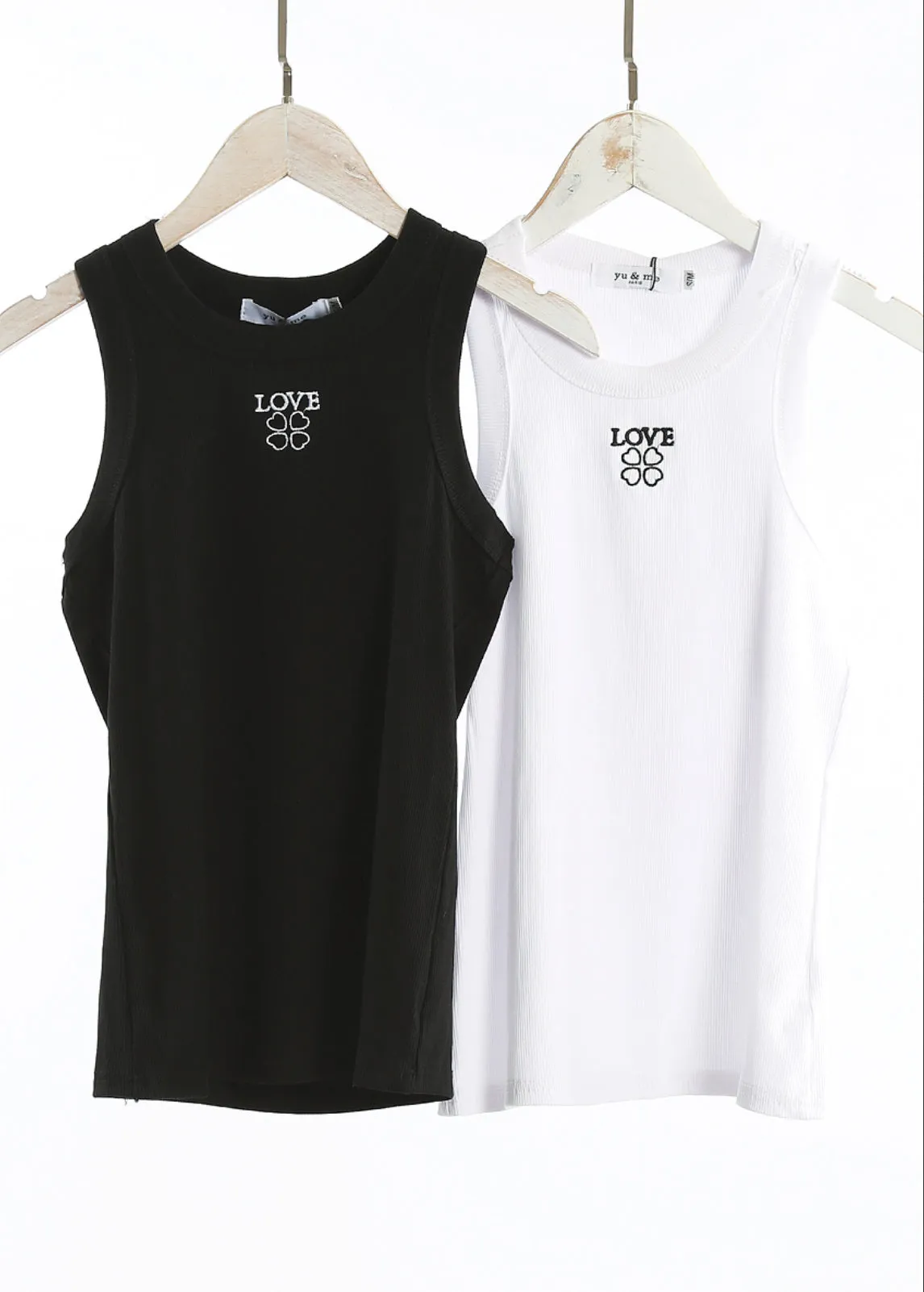 BLACK LOVE EMBROIDERED VEST sold by Katie Jade Boutique product image thumbnail 2