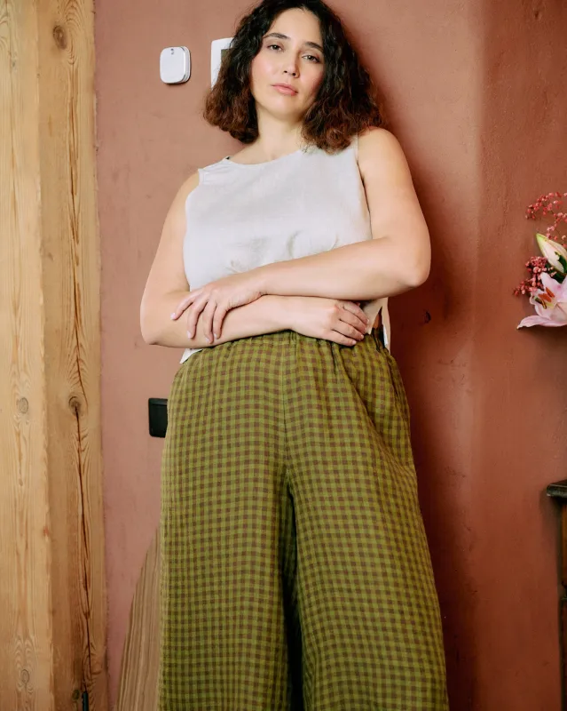 R: BAY-2 linen top (Color: Marsala; Size: XS) sold by Not Perfect Linen