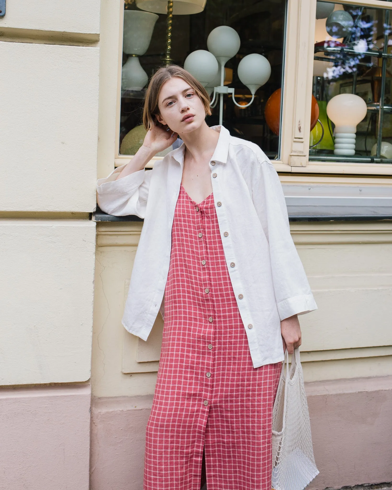 YVOIRE relaxed linen shirt sold by Not Perfect Linen product image thumbnail 4