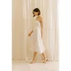 Carly Satin Bow Midi Dress sold by Ava The Label