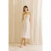 Carly Satin Bow Midi Dress sold by Ava The Label