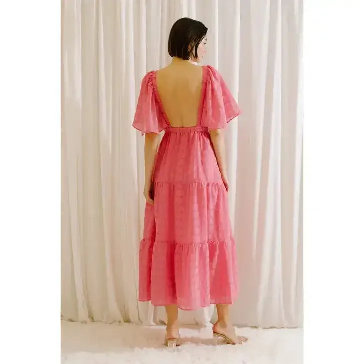 Mackenzie Pink Midi Dress sold by Ava The Label product image thumbnail 5