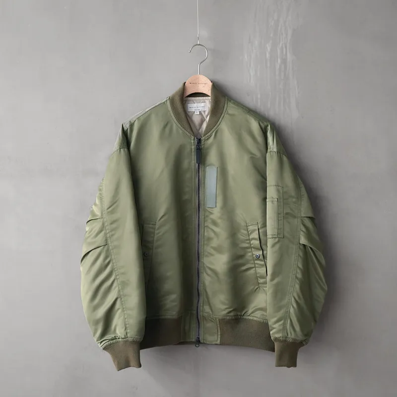 Noir MA-1 FLIGHT JACKET sold by Manual Alphabet