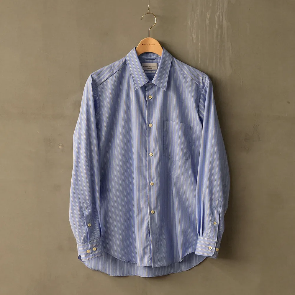 HIGHCOUNT STRIPE LOOSE FIT RC SHT sold by Manual Alphabet product image thumbnail 4