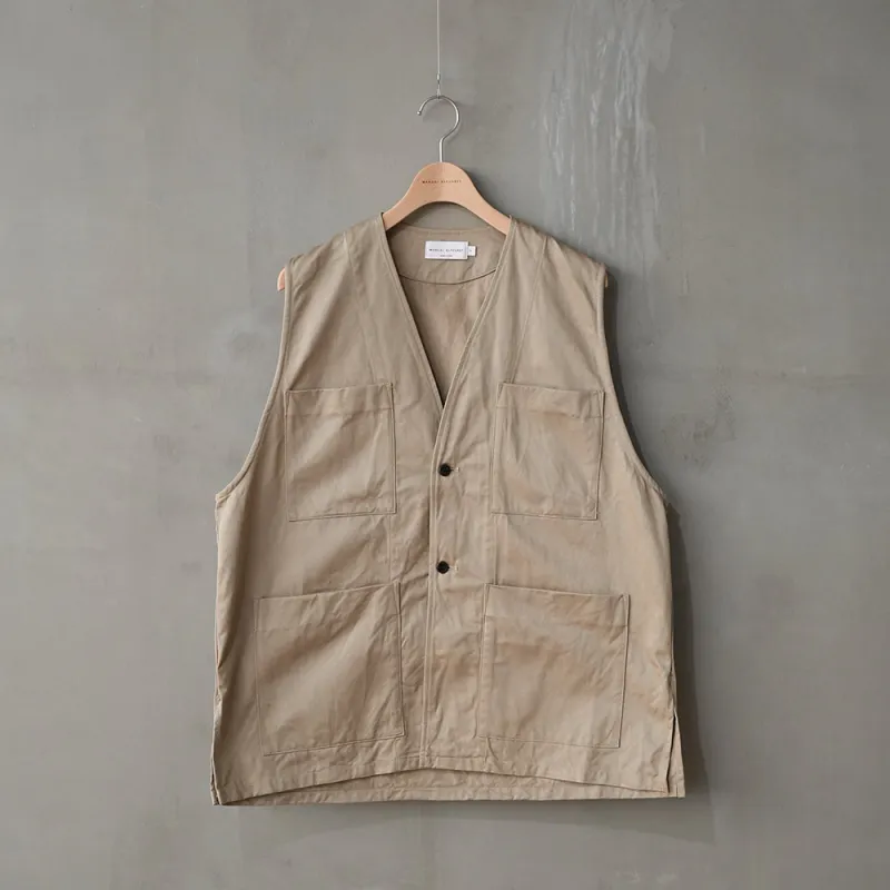 TWILL FATIGUE VEST sold by Manual Alphabet