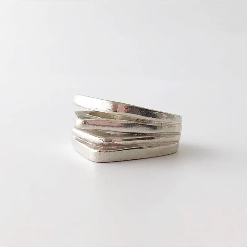 esperanto Four Strings Rings sold by Manual Alphabet