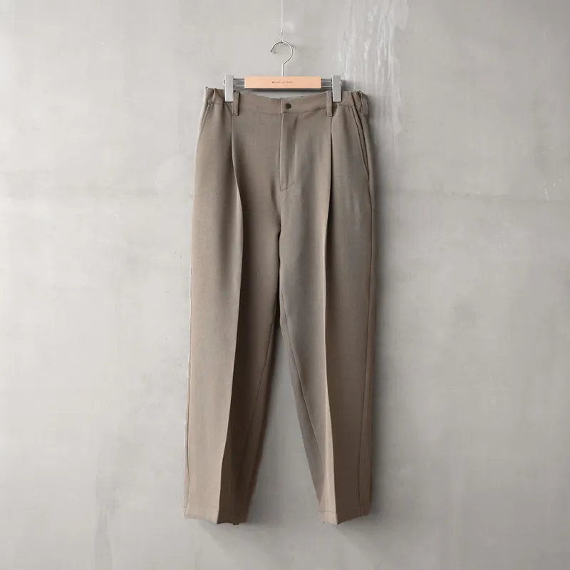 FUNCTIONAL TWILL TUCK TROUSERS sold by Manual Alphabet