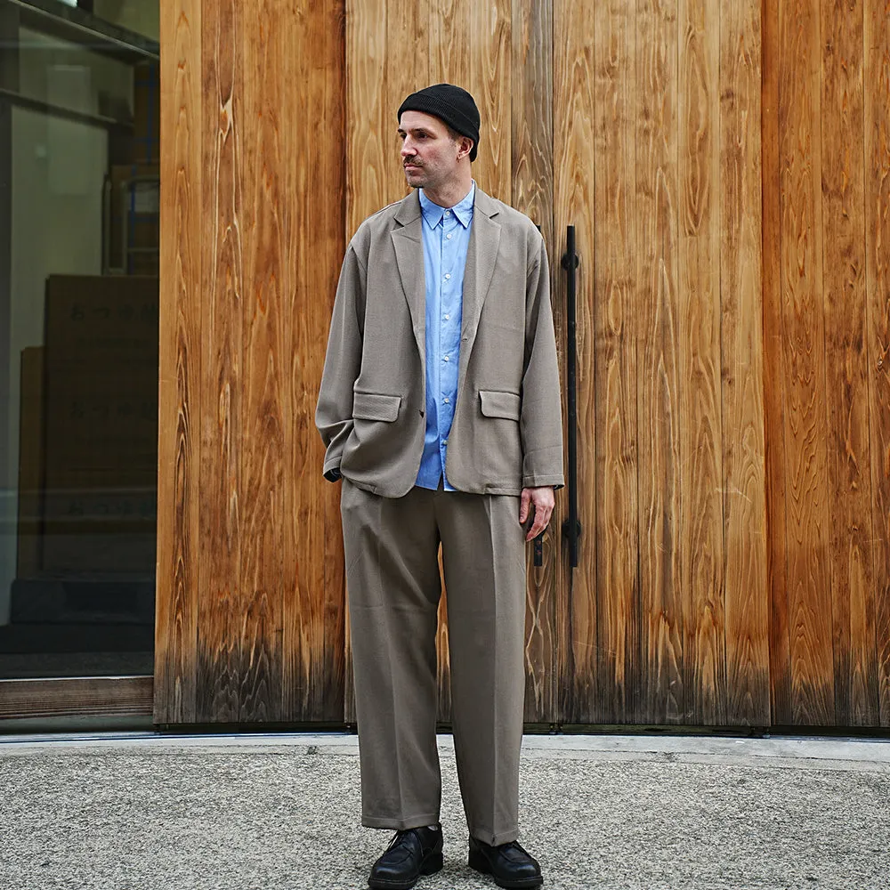 FUNCTIONAL TWILL TUCK TROUSERS sold by Manual Alphabet product image thumbnail 5