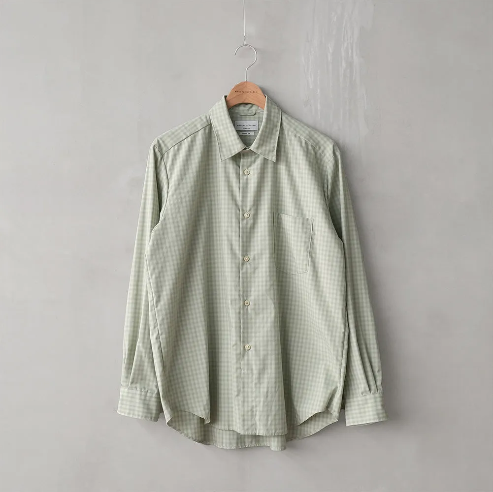 BLUR CHECK LOOSE FIT RC SHIRTS sold by Manual Alphabet product image thumbnail 3