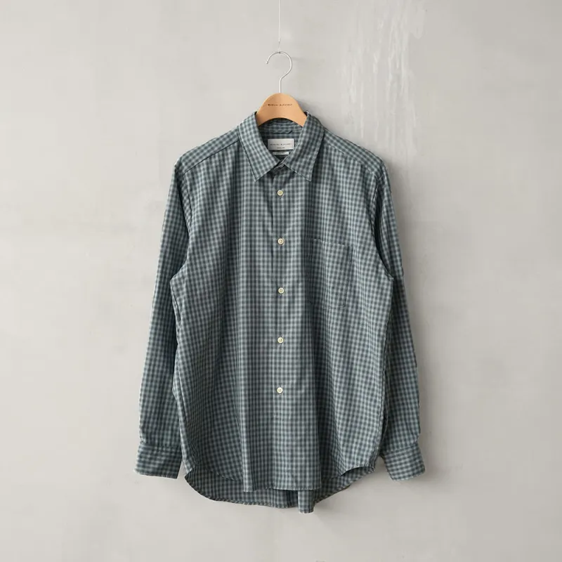 BLUR CHECK LOOSE FIT RC SHIRTS sold by Manual Alphabet
