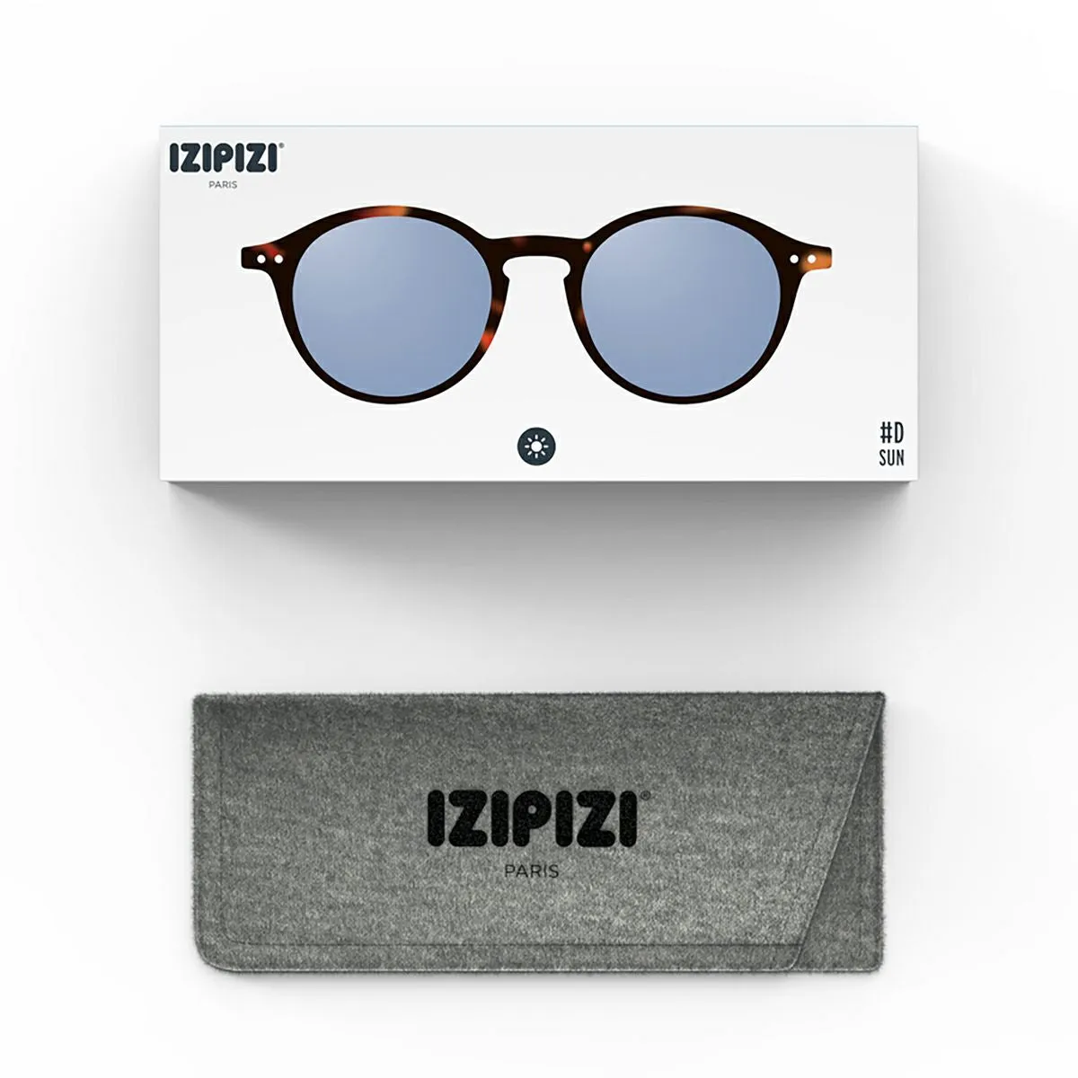 IZIPIZI Sun#D (TORTOISE-Light Blue lenses) sold by Manual Alphabet product image thumbnail 4