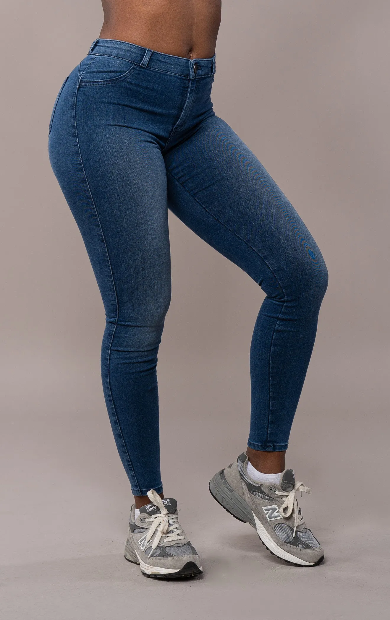 Contour Mid Waisted Fitjeans - Azure Blue sold by Fit Jeans product image thumbnail 3